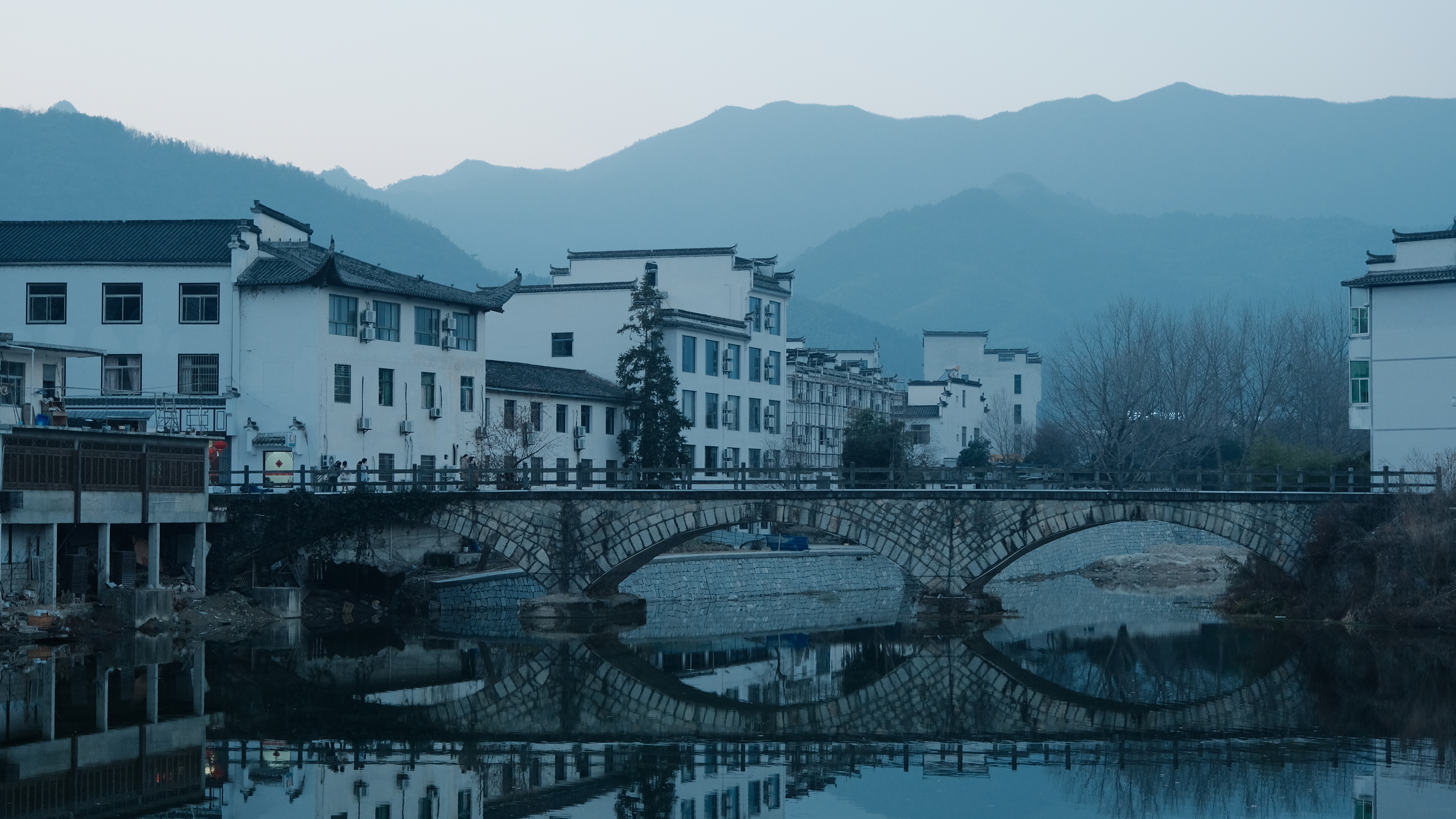 A traditional Chinese village, Anhui Province